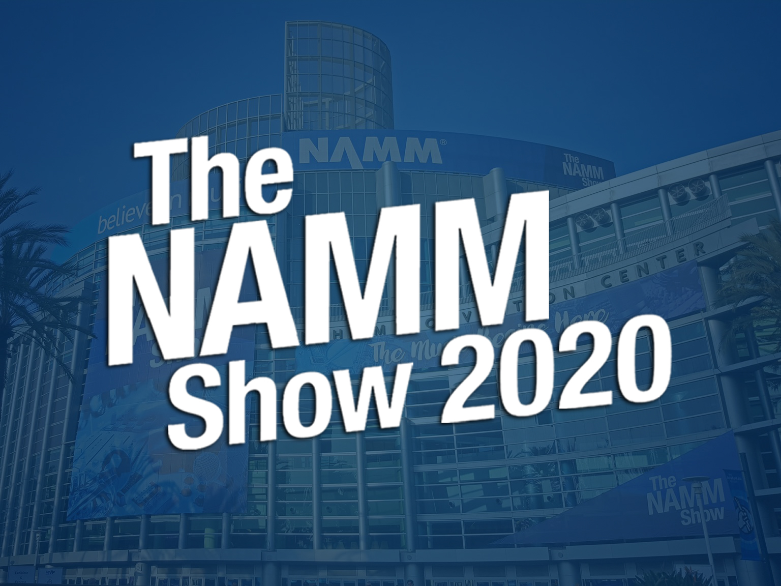 We are at the 2020 winter NAMM show!